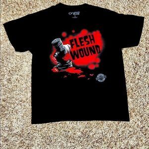 LIQUID BLUE Monty Python Flesh Wound Holy Grail - Front / Back Hit Graphics!